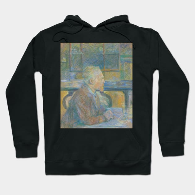 Henri de Toulouse-Lautrec, Portrait of Vincent van Gogh, 1887 Hoodie by The_Art_Collector